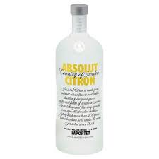 absolut citron vodka abv 40 750 ml