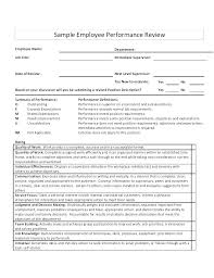 360 Performance Evaluation Template Performance Review Template Free
