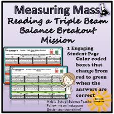 reading a triple beam balance measure