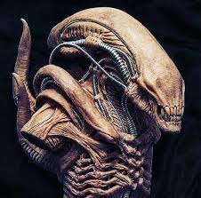 giger inspired alien concept bust gives