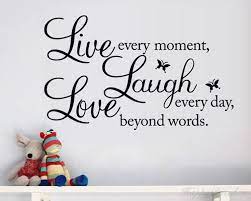live laugh love quotes wall decal life