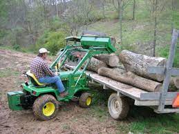 johnson loader for garden tractor