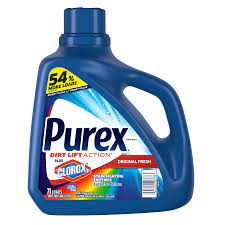 Purex is the chemical name for salt. Purex Liquid Laundry Detergent Plus Clorox 2 Original Fresh 128 Fluid Ounces 71 Loads Walmart Com Walmart Com
