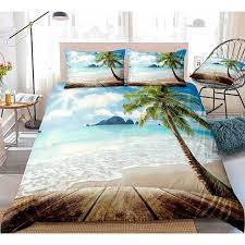 ocean island duvet cover set quilt