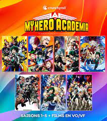 L'intégrale de My Hero Academia disponible sur Crunchyroll !, 01 Août 2022  - Manga news