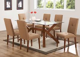 9937 Glass Top Dining Table 4 Chairs