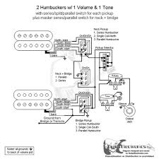 A pickguard on a strat with 4 pots and a switch would be too crowded. Guitar Wiring Diagrams 2 Humbuckers 3 Way Switch 1 Volume 1 Tone
