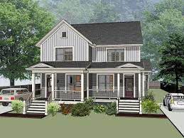 Plan 72778 Two Story Duplex Plan With