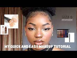 easy soft glam makeup tutorial black