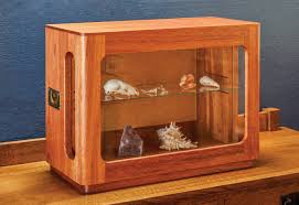 mini curio cabinet por woodworking