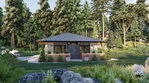 modern style cabin plan tahoe