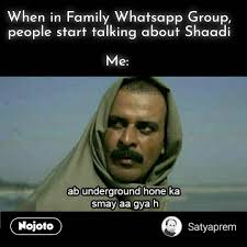 funny hindi memes when in family