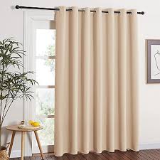 Extra Wide Patio Door Curtain Insulated