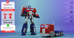 transformers optimus prime stl files