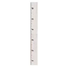 Kate And Laurel White 6 5 Ft Wooden Growth Chart 211752