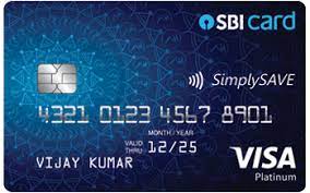 sbi simplysave credit card features