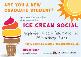 2023 new grad student ice cream social