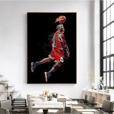 Abstract Art Painting Michael Jordan