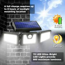 2 Pack Solar Lights Motion Sensor