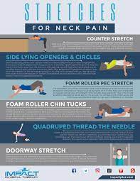 stretches for neck pain impact