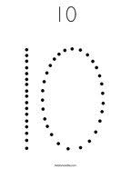 You can create your own math problems, practice writing the number 10 and the word ten, or glue 10 little objects on your coloring pages. Number 10 Coloring Pages Twisty Noodle