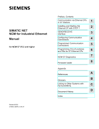 Siemens Ncm S7 User Manual Manualzz Com