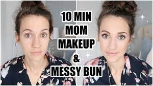easy 10 minute mom makeup routine and