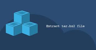 how to extract unzip tar bz2 file