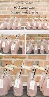 Pink Lemonade Mini Milk Bottles