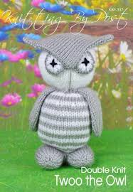 twoo the owl knitting pattern toy