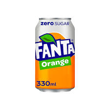 fanta zero orange 330ml 24 x 330ml