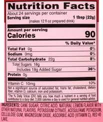 pink lemonade mix 4c foods