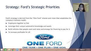 strategy ford motor company you