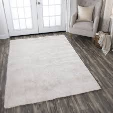 soft cream solid area rug
