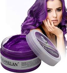 temporary hair wax colour purple hair