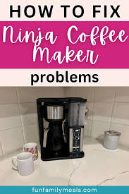 fix problems with ninja coffee makers