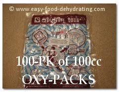 Oxygen Absorber Sizes