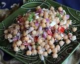 5 minute greek garbanzo bean salad
