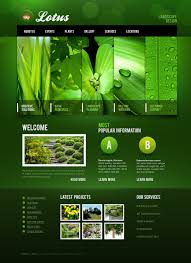 Landscape Design Website Template 34626