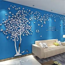 3d Tree Acrylic Mirror Wall