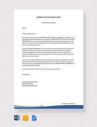 13 Employment Reference Letter Templates Free Sample Example