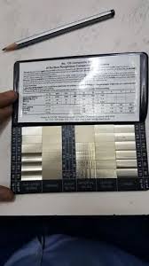 manual surface roughness comparison chart