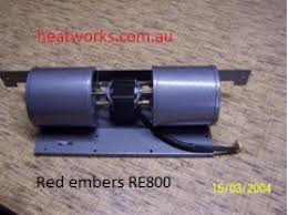Red Embers Re800 Replacement Fan Red