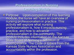 Professionalism In Nursing Ppt Video Online Download