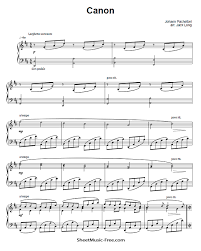 The left hand is pretty simple to play. Canon Sheet Music Pachelbel Sheetmusic Free Com