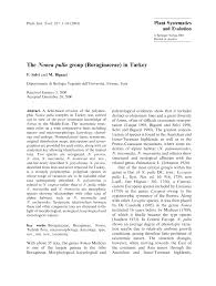 (PDF) The Nonea pulla group (Boraginaceae) in Turkey