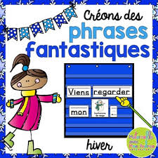 Phrases Fantastiques Hiver French Winter Pocket Chart Sentences