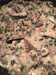 beef stroganoff with leftover steak