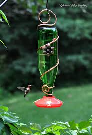 humming bird feeders glass bottles