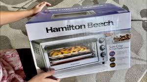 hamilton beach air fryer toaster oven